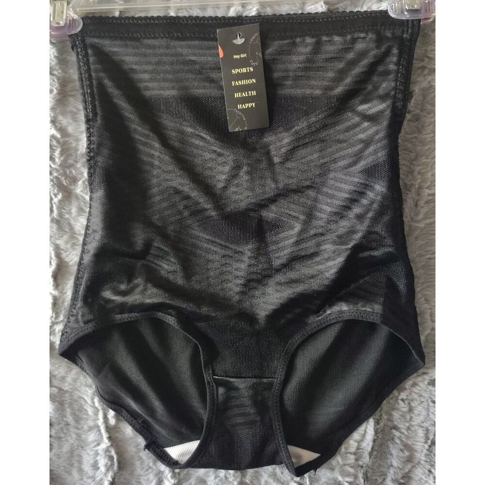 NWT Hey Girl Tummy Control Shapewear Underwear HighWaist  Girdle Size Med 2 Pack